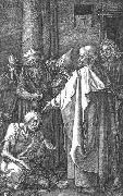 Albrecht Durer St Peter and St John Healing the Cripple oil painting artist